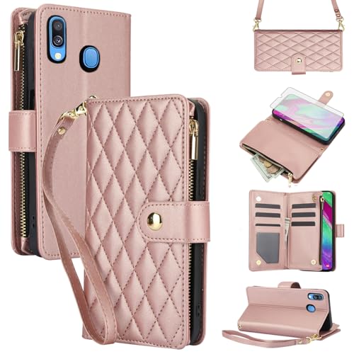 Coque Samsung A40 portefeuille contre les rayures et chutes