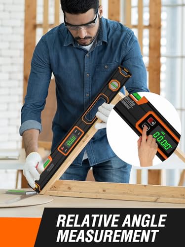 image for Mecurate 24-Inch Digital Level, Professional Smart Precision Torpedo L
