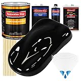 Restoration Shop - Jet Black Urethane Basecoat with Clearcoat Auto Paint - Complete...