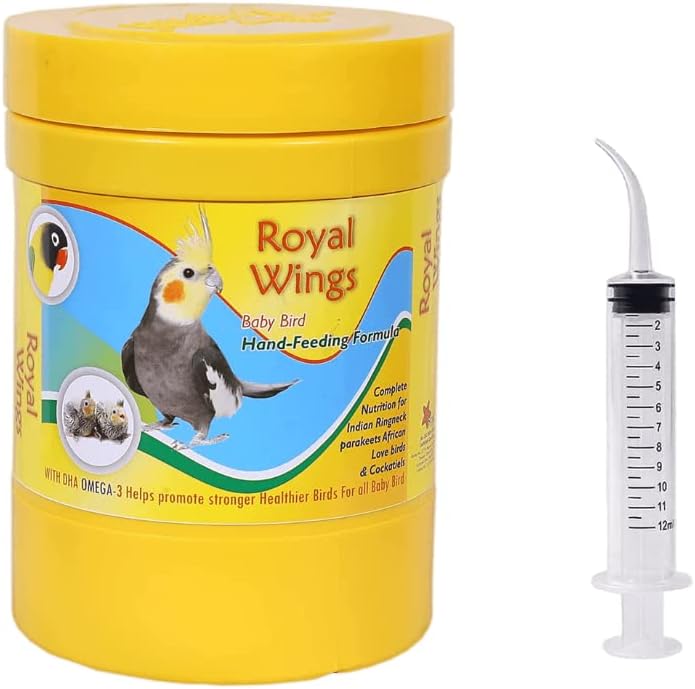 Royal Wings Hand Feeding Formula Baby Bird Food, 250G with Hand Feeding