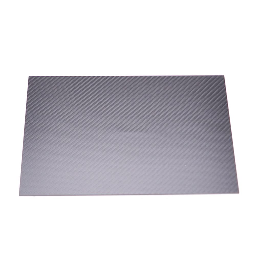 GDHKDDFL Full carbon fibre sheets, 1pcs 400mm×200mm Real Panel Sheets, 0.5mm 1mm 1. 2mm 3mm 4mm Thickness Composite Hardness Material(1.5mm Thickness)