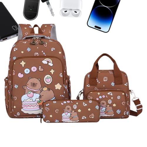 Sac à dos Capybara idéal pour l'école le voyage et les sorties des filles