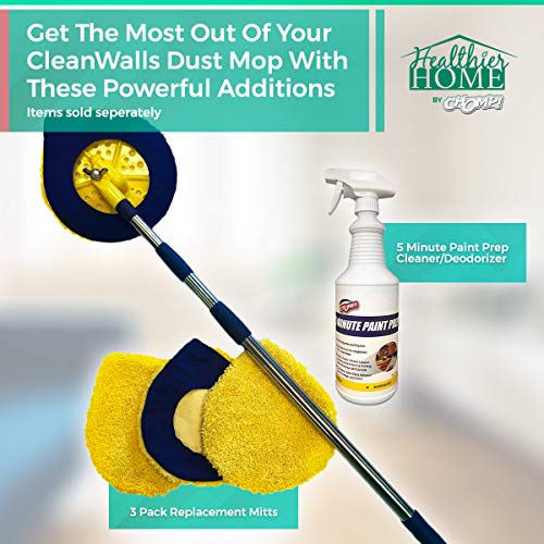 Chomp! Paint Prep Cleaner Deglosser: Healthier Home 5 Minute Wall And Ceiling, Baseboards, Cabinets Painting Preparation Trim, Spray Gloss, Dirt, Grime, Grease Remover 32 Ounces, 32 Oz #TOP3