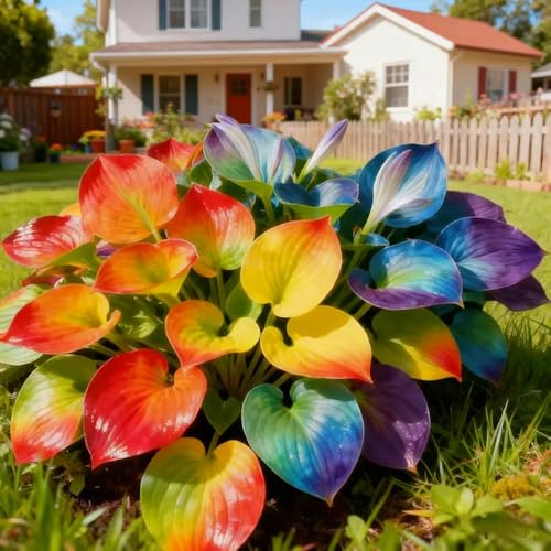 Mixrug 207+ Hosta Seeds for Planting Outdoors - Rare Hostas Seeds Perennial Giant Low Maintenance Shade Plants for Borders Containers & Landscape Design