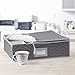 China Cup Storage Chest - Deluxe Quilted Microfiber (Light Gray) (13