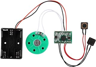 Chip de Cartão de Felicitações DIY, Módulo de Cartão de Felicitações Gravável DIY de 60 Segundos, Módulo de Gravação de Som de Voz, para Caixas de Presente de áudio DIY