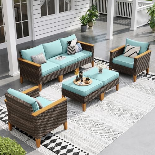 Sophia & William Patio Furniture Sets, 7 Piece Sectional Outdoor