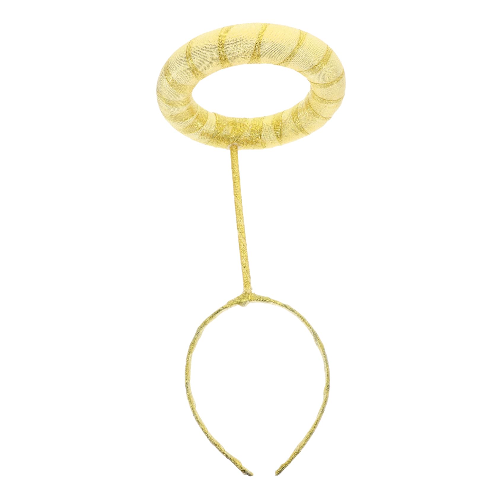 2 Cerchietti Aureola Angelo Donna - Corona Metallica Per Matrimoni, Cosplay, Halloween, Colore Oro - Foto 6