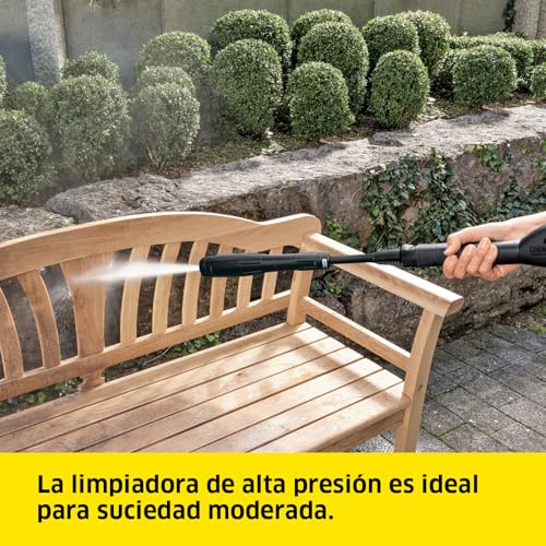Kärcher Hidrolimpiadora K 4 Universal Edition, presión: 130 Bar, caudal: 420 l/h, Rendimiento: 30 m²/h, Filtro de Agua, Peso: 6,6 kg, Pistola y Manguera de Alta presión, Lanza, Boquilla Turbo - imagen 2