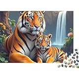 🌸Concediti una piacevole pausa relax! La nostra linea di puzzle da Tiger Mother And Cub 1000 pezzi è il regalo perfetto per chi ama ritagliarsi un momento di svago e di relax mettendo alla prova le proprie abilità logiche e di concentrazione