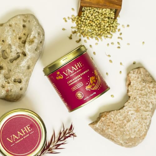 VAAHE Coriander Powder - Ground Coriander | Freshly Ground and Sealed | Natural Spice for Cooking, Baking & Rubs, 1.76 Oz - Thumbnail 7