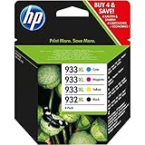 [page_title]-HP 932XL/933XL Gelb Original Druckerpatronen mit hoher Reichweite für HP OfficeJet 7510, 7612, 7110, 6700, 6100, 6600, Cyan/Magenta/Gelb/Schwarz, XL Kombipack