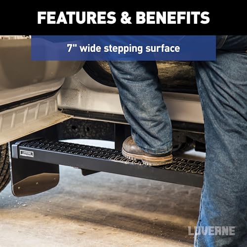 Estribos runnings boards de aluminio negro para camioneta miniatura 6