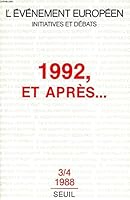 Evenement europeen 2907707000 Book Cover