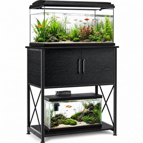 Herture 20-29 Gallon Aquarium Stand Metal Frame...