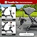 HIFMGHE Universal Stroller Board, Adjustable 2-in-1 Stroller Glider Board Baby Car Attachment with Detachable Seat Holds Children Up to 55lbs(Black)