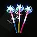 JORCEDI 5 Pcs LED Light Up Wands Magic Wand For Party, Concert and Event (Star Moon)