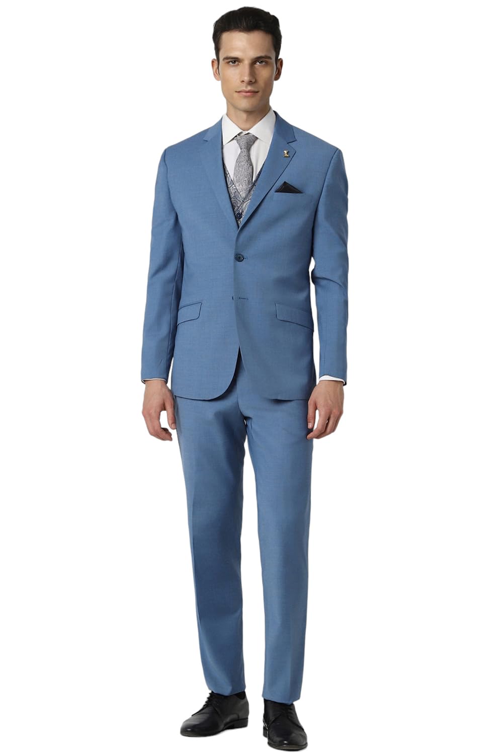 van heusen Men's Polyester Blend Three Piece Suit-Dress Set-picture-35