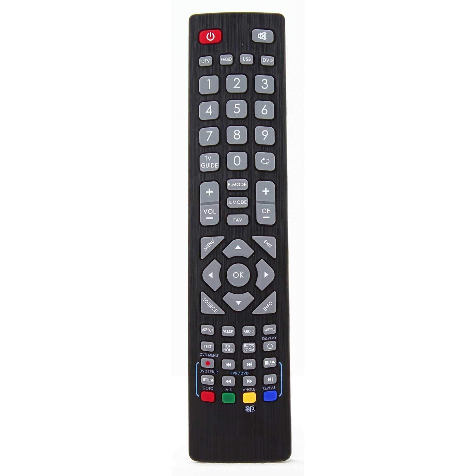 Telecomando Sostitutivo Per Sharp Aquos Smart TV - Con Pulsanti NETFLIX E YouTube, Include Batterie