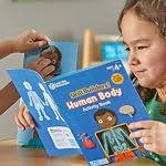 Learning Resources Skill Builders! Ensemble d'activités du corps humain,17 Pièces, âges 4+, Préscolaire Learning Activités, Science préscolaire, Livre d'activités préscolaires,Pièces du corps humain pour enfants