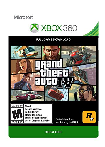 Grand Theft Auto IV - Xbox 360 Digital Code Grand Theft Auto IV - Xbox 360 Digital Code