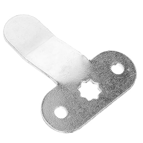 jojofuny perno de cerradura de puerta topes de puerta apertura protección palanca USB pletina hierro door lock placas de refuerzo de la puerta placas de cerradero de puerta planchar Silver