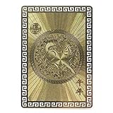 午年 勢至菩薩 干支 お守り本尊 護符 梵字カード ゴールドカード ミニ サイズ 金運アップ お守り 開運 アイテム (午)