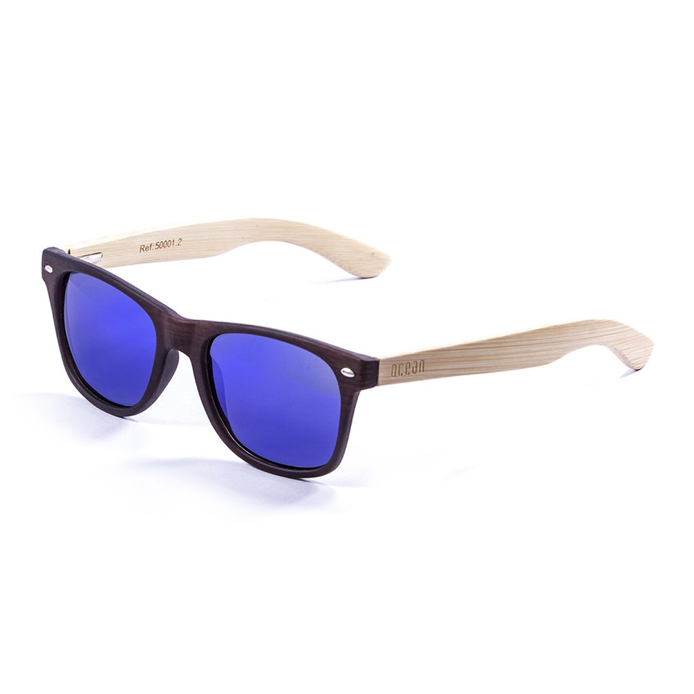 Ocean Sunglasses Fashion Cool Polarized Bamboo Sunglasses Men Women Ocean Brown Gafas de Sol Unisex Adulto