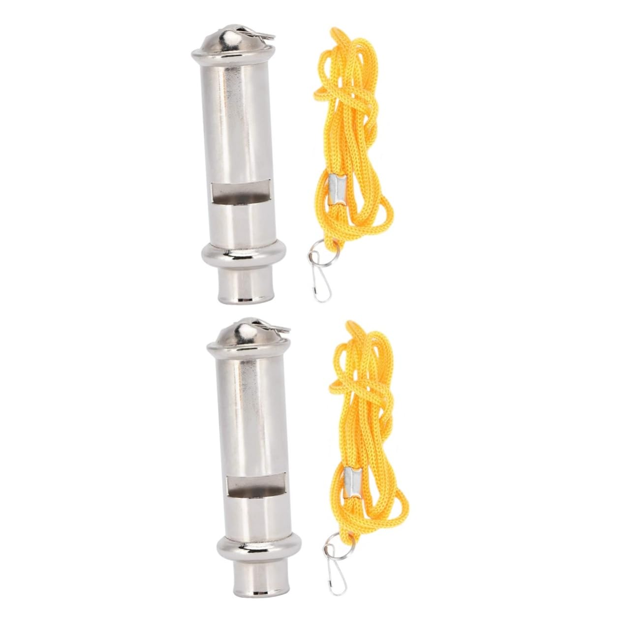 Mikikit 2sets Pigeon Training Whistle Bird Whistles Loud Stainless Steel Outdoor 3pcs*2