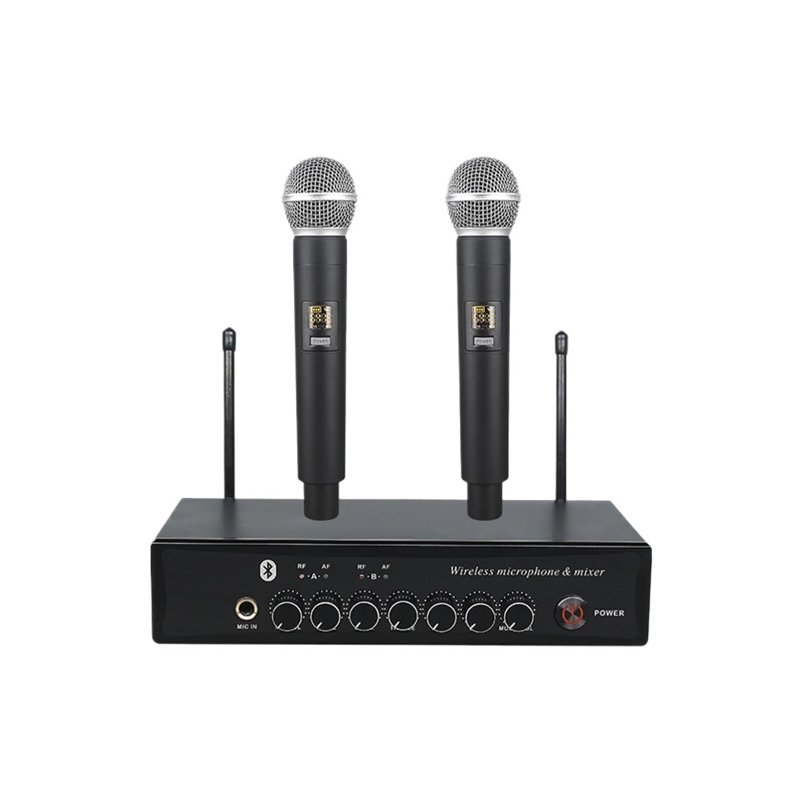 Bezprzewodowy System Mikrofonowy Do Karaoke UHF Z Pogłosem Ręczny, Dynamiczny Mikrofon Do Karaoke, Weselny Zespół Muzyczny