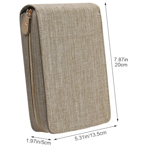 Bolsa organizadora para agujas de tejer, ganchos de crochet y accesorios de costura 6