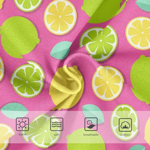 Little Girl Underwear Toddler Panties Kids Undies Lemon Fruits Soft Cotton Briefs 2T-8Y3