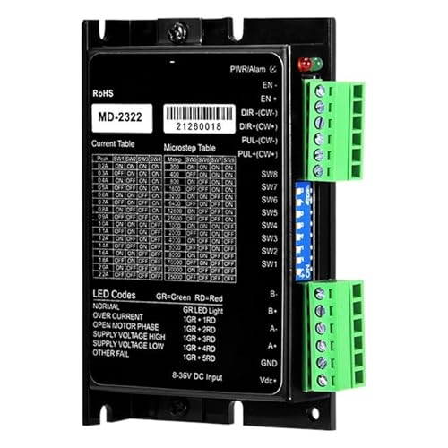 Pilote de moteur pas à pas 42 MD-2322IODrive anti-perte de pas