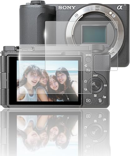 sanwatrade �K���X�t�B���� SONY�p ZV-E10 II/ZV-E1 ��p �t�� �ی� �d�x9H �y 2�� �z�Z�b�g