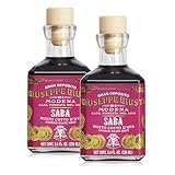 Giusti Saba Mosto Cotto d'Uva– Premium Italian Saba Cooked Grape Must Made in Modena, Italy, Gourmet Sweet & Fruity Condiment for Cheese, Salads, or Marinades - 8.45 fl oz (250 ml) - Pack of 2