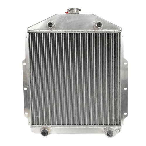 WRCRAD Aluminum Radiator fits 1948-1952 Ford F1 F2 F3 Pickup Truck Flathead V8 3.5 3.7L