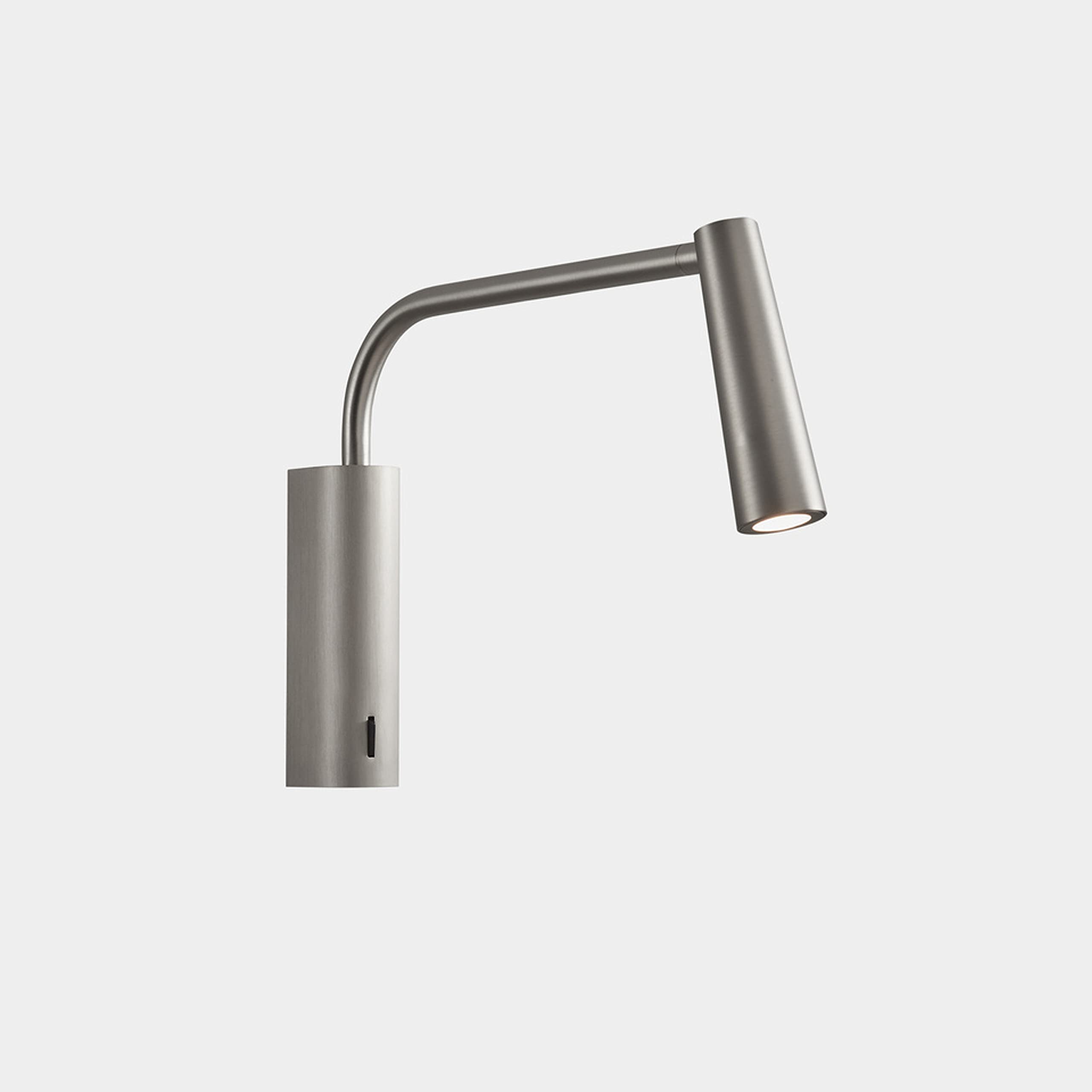 LEDS C4 Gamma Extend Luz de lectura LED Brazo ajustable Níquel satinado IP20 2.1W 2700K