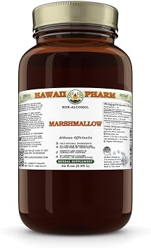 Hawaii Pharm Marshmallow Leaf Alcohol-Free Extract, 32 fl oz