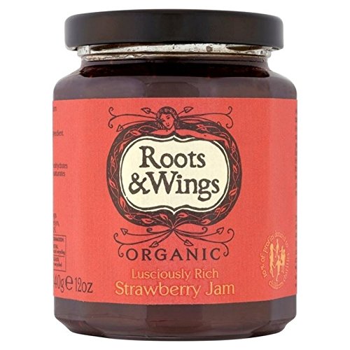 Roots & Wings Organic Strawberry Jam 340g - Pack of 6