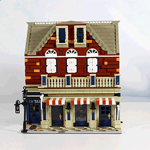 n.g. Wohnkultur Architektur Bausteine Modell 3250Pcs Postamt Stadthaus Straßenansicht Stadthaus Spielzeugladen… – Bild 6