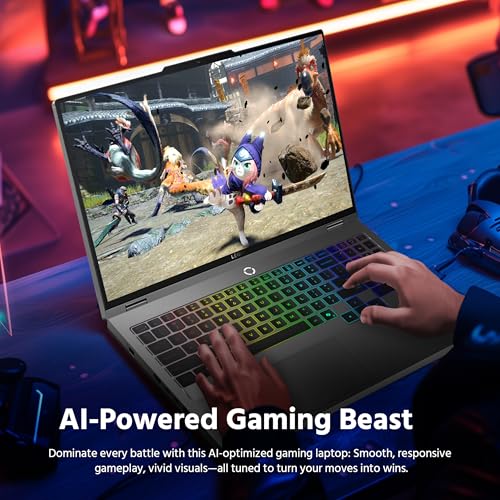 Image of Lenovo Legion 5i 16 inch WQXGA 240Hz AI-Powered Gaming Laptop, Intel 24-Core Ultra 9 275HX, NVIDIA GeForce RTX 5060 GDDR7, 32GB DDR5, 2TB PCle SSD, RGB Backlit Keyboard, Win 11 Pro, Gray, 1TB Docking