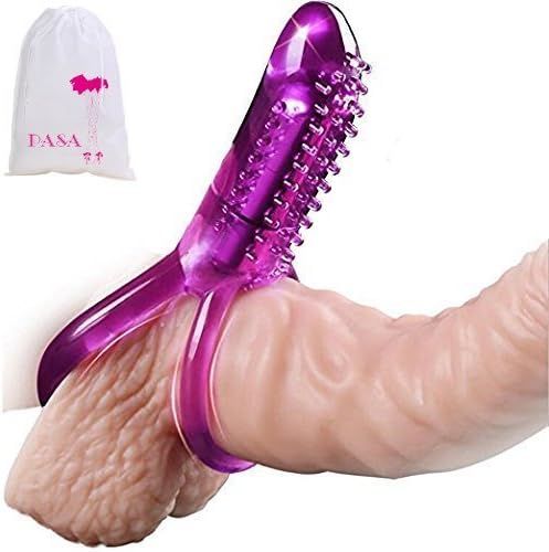 Fanlisi Brother Silicone Case - Stretch Extended Time Anti-Spill, Vibrating Brothers Ring for Men and Women Living Essential for Stimulation (7 Speed Vibration),Waterproof Vibrations