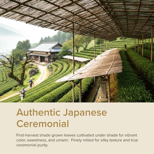 Image of VAHDAM Ceremonial Matcha 30g | Rich Microfoam | Ultra-Fine, Smooth & No Bitter Aftertaste | Richest Japanese Variety