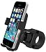 Produktbild DaoRier 360° Fahrrad Motorrad Universal Handyhalterung ABS Fahrradhalterung Handy Halter für Navi Smartphone iPhone 7/6 Plus/6/5s/5/4 Samsung Galaxy Huawei