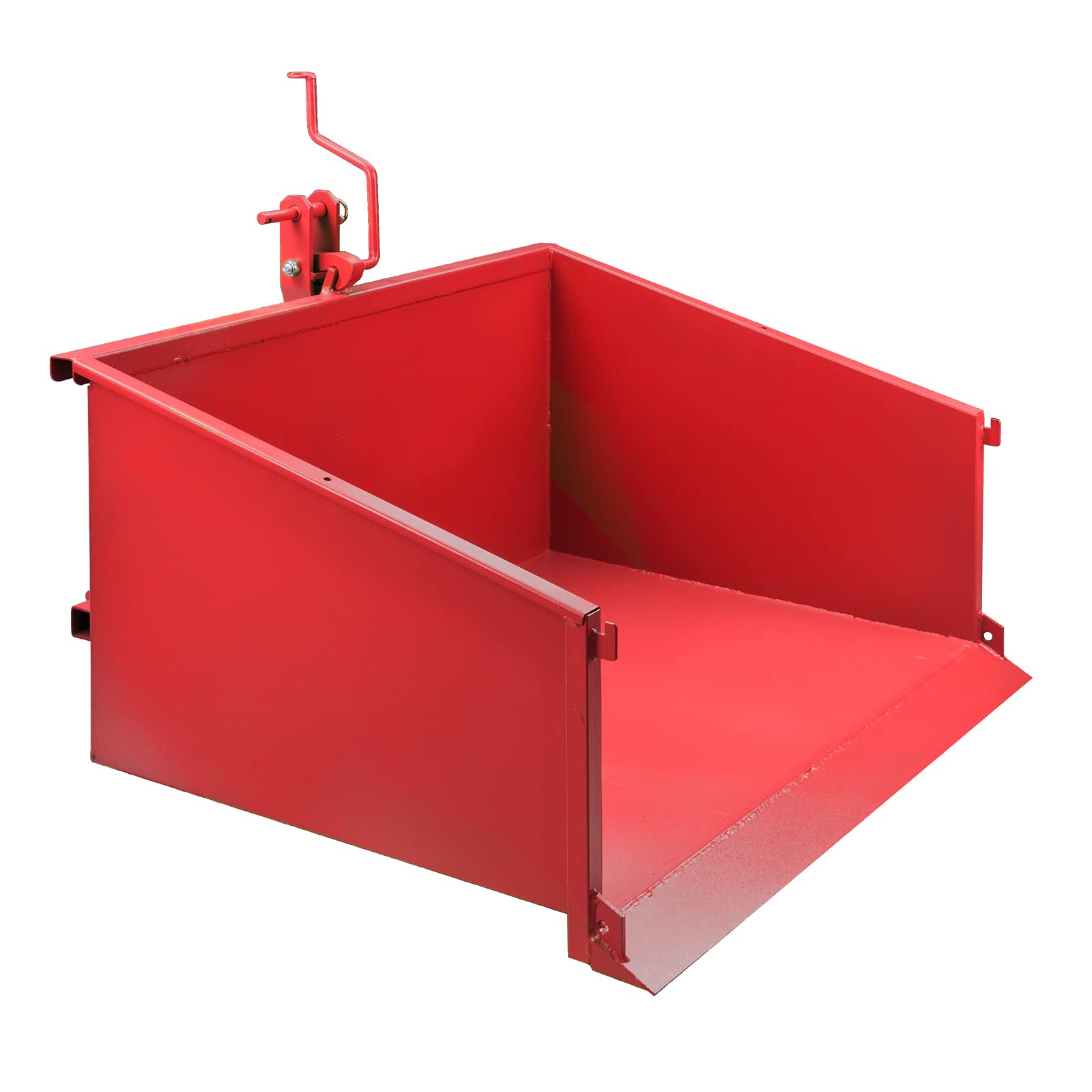 Traktor Heckcontainer Heckmulde Transportcontainer Mulde Container 120 cm rot