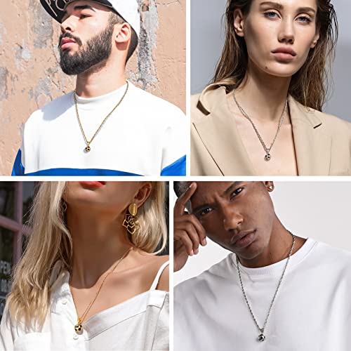 Prosteel Soccer Necklace Sports Jewelry Stainless Steel Mom Dad Men Women Unisex Football Player Gift Lucky Charm Ball Pendant Necklace #TOP2