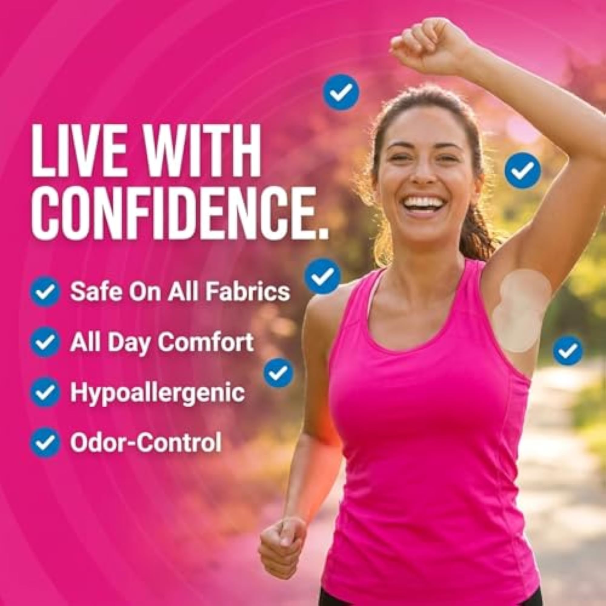 Disposable Underarm Sweat Pads for Men & Women