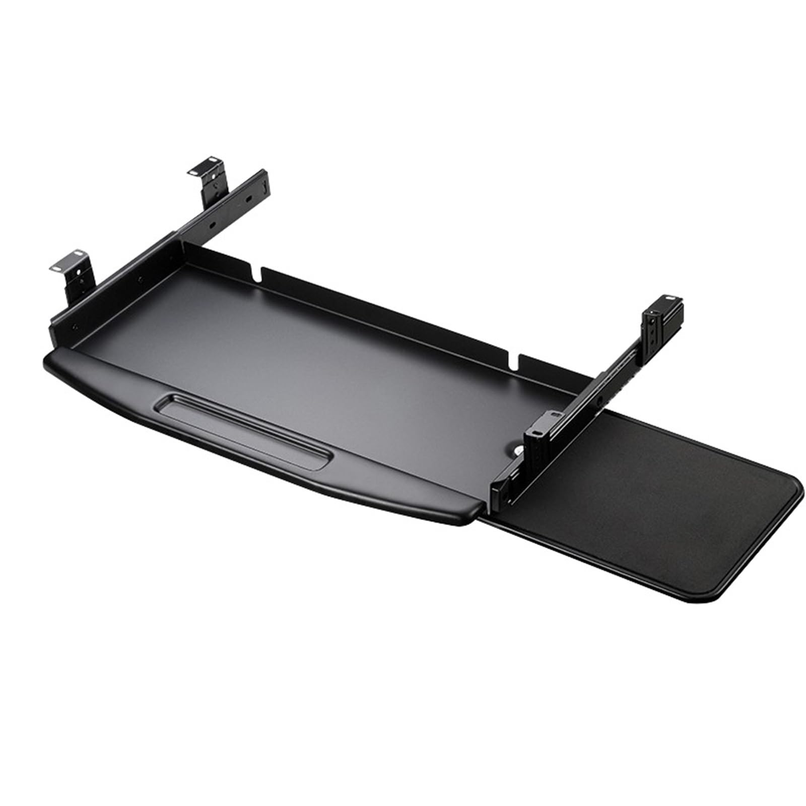 Sqqcreato Hector Mouse 110 Under Desk Keyboard Tray Sturdy Metal Keyboard Tray, Under Desk Mount, Adjustable Computer Shelf, Heavy Duty Slide Out Platform(Hector Mouse 110)