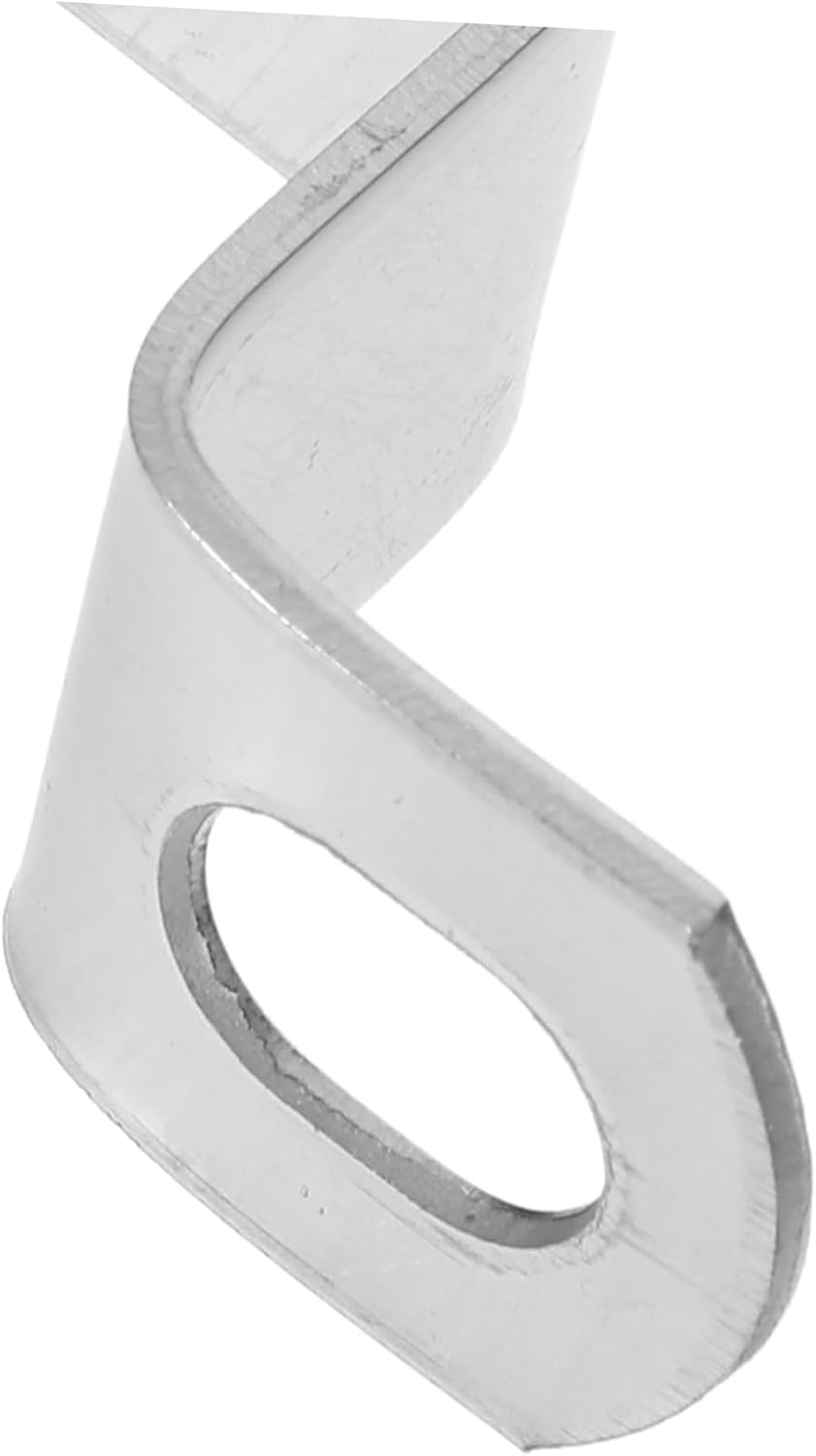 10pcs Strap Clamp Shaped Stainless Steel Square Pipe Buckle for Saddle Tube Clamps Easy Installation Bracket for Secure Pipe Support and Reinforcement