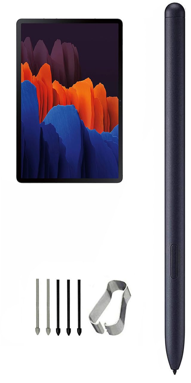 BefzygwkGalaxy Tab S7 FE S Pen Replacement for Samsung Galaxy Tab S7, Tab  S7+ Plus, Tab S7 FE Without Bluetooth Stylus S Pen Tips/Nibs (S7 Black)
